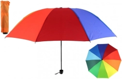 Sammenklappelig regnbueparaply