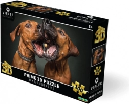 3D-puslespil hunde 100 brikker