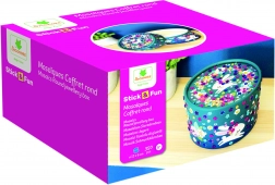 Stick & Fun oval smykkeskrin med mosaiksten