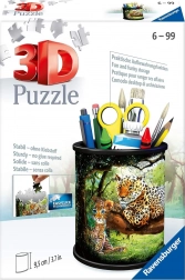 RAVENSBURGER 3D puslespil blyantsholder – leoparder