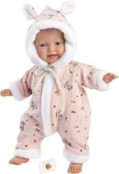 Llorens 63302 LITTLE BABY - realistisk babydukke med blød stofkrop - 32 cm