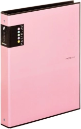 Ringordner A4 PASTELINI lyserød, 4-ringet lamineret