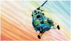 Model af helikopteren MIL MI-2 Kliklak