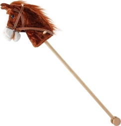 Hobby horse med lyde og hjul BABY MIX Brown