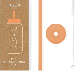 MUUKI Mini Lounge sugerør og låg Tropisk Papaya