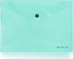Pastelini A5 skrivemappe med trykknap, grøn