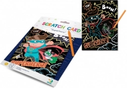 Dodo skrabe-billede superhelt 21 × 29 cm