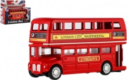 Rød dobbeltdækker bus London 12 cm