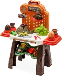 Kreativt børnebord med dinosaurer BABY MIX med modellervoks
