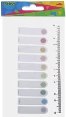 Selvklæbende blok Finger med lineal