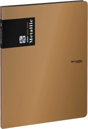 Mappe A4 Metallisk kobber