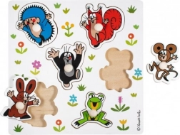 Træ-indlægspuslespil MULLE – lille