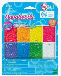 Aquabeads neonfarvede refill-perler