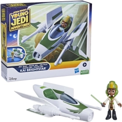 Star Wars-køretøj Jedi Pilot med figur og lyssværd