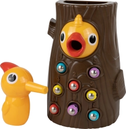 Magnetisk færdighedsspil Spætte og orme