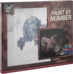 Diamantmaleri blomster 40x50 cm