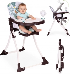 Sammenklappelig højstol med legetøj ECOTOYS