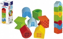 Farvet stablings­tårn DETOA i træ (7 dele)