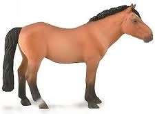 Collecta mongolsk hingst Light Bay figur