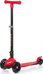 Løbehjul Robby med LED lys Rød