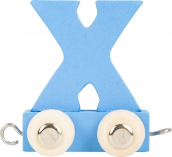 Trætog – farverigt alfabet, bogstav X small foot