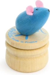 Vilac Trææske til tænder med Grøn Mus