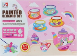 Malersæt til tesæt med enhjørninge