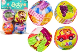 Bløde farverige lærings-ranglebolde 4 stk. Sæt