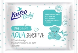 Linteo Baby Aqua Sensitive vådservietter til børn 10 stk.