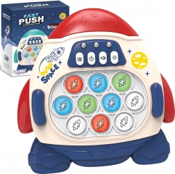 Woopie Pop It elektronisk antistress- og færdighedsraket – rød