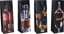 Gavepose til flaske i mellemstørrelse Helårlig