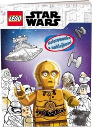 Lego Star Wars malebog med klistermærker