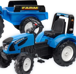 Trampetraktor LANDINI med trailer til børn fra 3 år