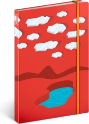 Notesbog Ice Surfers med hardback