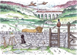 Ravensburger puslespil Livet i Yorkshire 1000 brikker