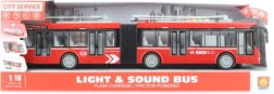 Rød ledbus på batterier