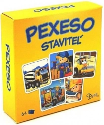 Pexeso Byggeri byggemaskiner