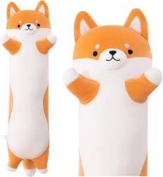Plyshund shiba – aflange pude-legetøj 60 cm