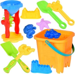 Sandlegesæt med spand, forme og værktøj