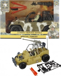 Militært terrængående køretøj med tilbehør til specialoperationer