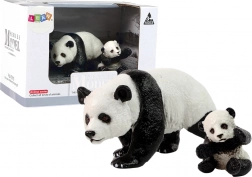 Sæt med 2 pandafigurer med pandababy Dyr i verden