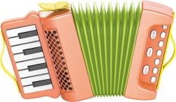 trækspil harmonika til børn 23 cm