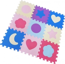 Skum puslespil Former pastel