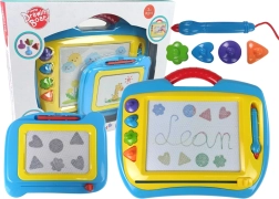 Magnetisk tegnetavle – sæt med 2 stk., blå-gul