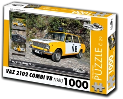 Puslespil RETRO-BILER Vaz 2102 Combi VB 1000 brikker