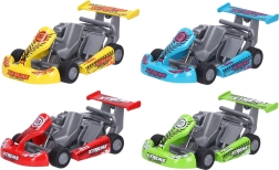 Metalgokart med tilbagetræksfunktion 13 cm - 1 stk.