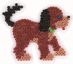 Perleplade hund til strygeperler