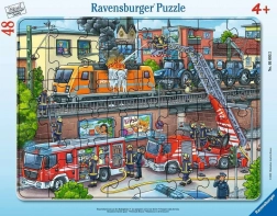 RAVENSBURGER puslespil Brandmænd i aktion 48 brikker
