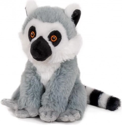 plysset siddende ringhalelemur 15 cm