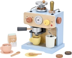 Retrokaffemaskine i træ fra Lelin